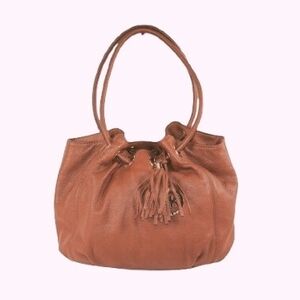 Michael Kors Brown Leather Shoulder Bag